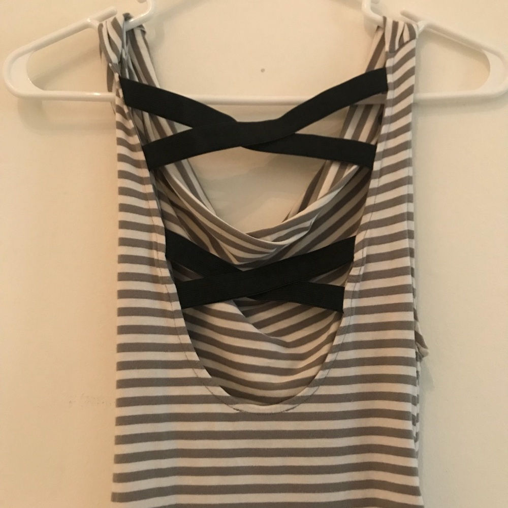 Bebe Crisscross Back Top